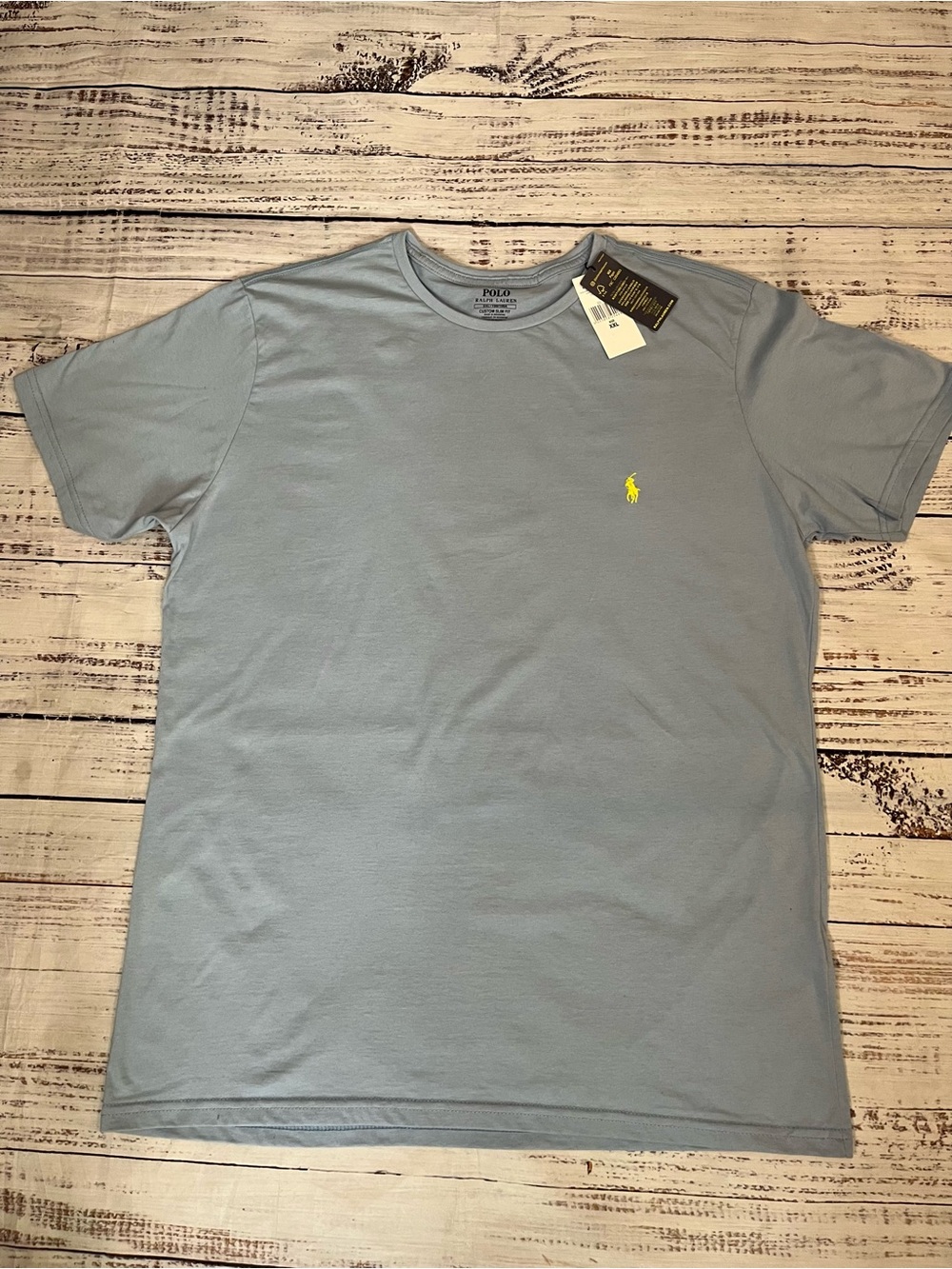 Polo Ralph Lauren Short SleeveCrew Neck T-shirt for Men Custom Slim Fit sizeXXL